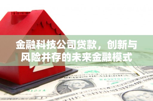 革吉金融科技公司贷款，创新与风险并存的未来金融模式