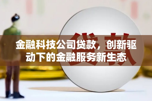 革吉金融科技公司贷款，创新驱动下的金融服务新生态