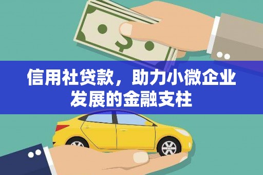 革吉信用社贷款，助力小微企业发展的金融支柱
