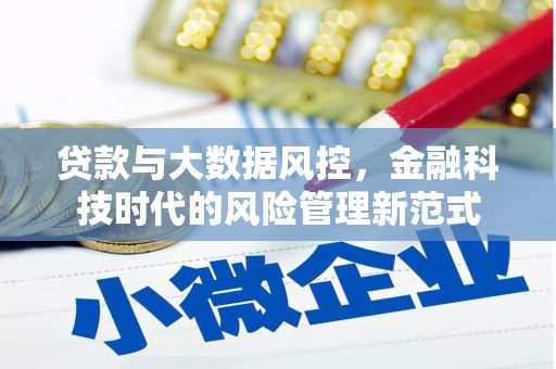革吉贷款与大数据风控，金融科技时代的风险管理新范式