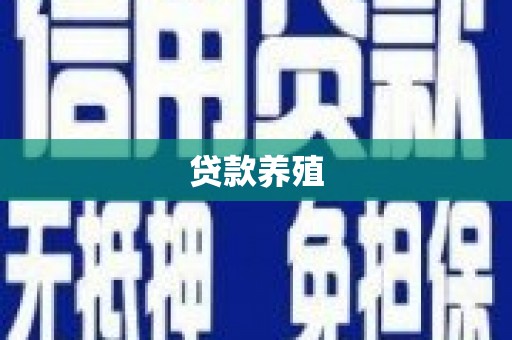 革吉贷款养殖