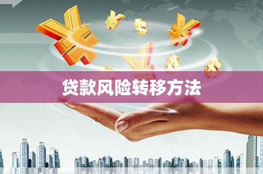 革吉贷款风险转移方法 革吉贷款风险转移方法