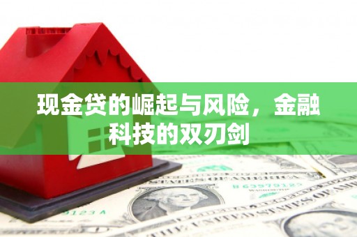 革吉现金贷的崛起与风险，金融科技的双刃剑