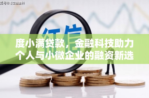革吉度小满贷款，金融科技助力个人与小微企业的融资新选择