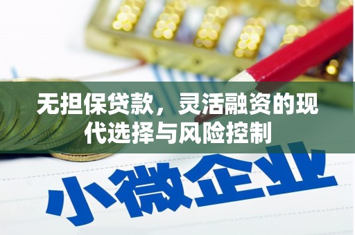 革吉无担保贷款，灵活融资的现代选择与风险控制
