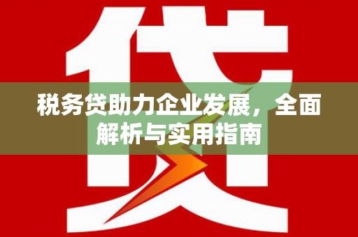 革吉税务贷助力企业发展，全面解析与实用指南