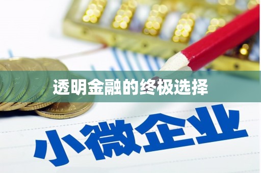 革吉透明金融的终极选择